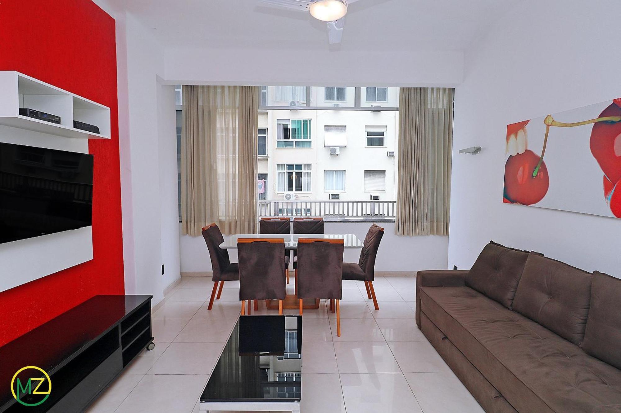Moderno 3 Quartos Com Vista Mar No Posto 6 Río de Janeiro Exterior foto